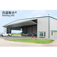 Hangar de Acero de Excelente Calidad en China, Estructura de Acero para Almacenamiento Pesado, Granja Avícola, Garaje Metálico Prefabricado Modular y Económico para Aviones