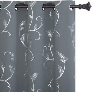 <span class=keywords><strong>Rideaux</strong></span> de luxe européens imprimés, occultants en feuille <span class=keywords><strong>d</strong></span>'aluminium, gris <span class=keywords><strong>pour</strong></span> adolescents enfants <span class=keywords><strong>chambre</strong></span> à coucher, salon, ensembles de panneaux de fenêtre - Product Image 1