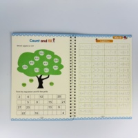 Calligraphique réutilisable livre magique anglais pratique cahier d'écriture calligraphie cahier enfant impression livres pour enfants