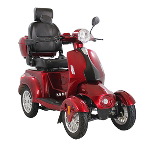 KSM-910 Electric Vehicle Double Seat Buy Heavy Duty 4 Wheel Electronic Road Mobility <b>Battery</b> <b>Operated</b> Safe Scooter Elderly - Product Image 1