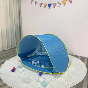 Tente de plage pour bébé, tente pare-soleil pop-up imperméable pour enfants, tente de <span class=keywords><strong>camping</strong></span> en plein air pour enfants, tente de plage pare-soleil - Product Image 4