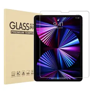 329 9H Härte HD durchsichtiger Premium-Anti-Blend-Blasen-Schutz aus gehärtetem Glas für Display-Schutz für iPad Pro 10.5 Mini 6 5 4