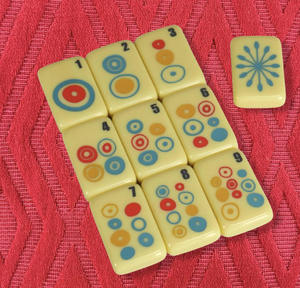 Set Premium di Mahjong Americano con 160 Tessere, 'Everybody Loves a Joker', Tessere Incise 'Winds Season', Regalo Mah Jongg - Product Image 5