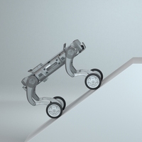Perro Robot Inteligente Biónico E1-W Serie Wheel-Leg, Perro de Entretenimiento con Carcasa Metálica, Wi-Fi y Control Remoto por Aplicación Android