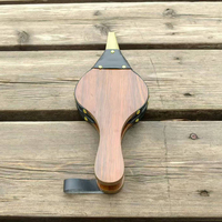 Soufflet de cheminée en bois Souffleur d'air artisanal pour cheminée, foyer, barbecue et camping