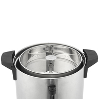 Cafetière électrique Urne 7 litres Double paroi Chaudière Cafetière 110V/220V SUS304 Machine à thé et à café