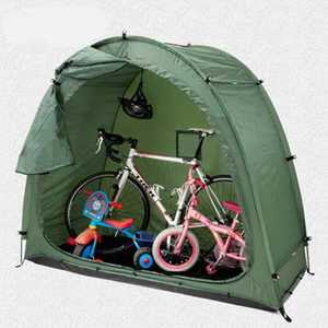 Tienda plegable impermeable y a prueba de polvo al aire libre para bicicletas, cobertizo de estacionamiento para bicicletas de montaña, cubierta portátil para bicicletas al aire libre - Product Image 5