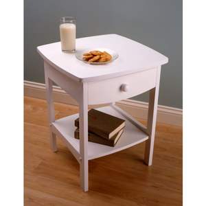 Table d'appoint DB Claire finition blanche pour meubles de chambre à coucher - Product Image 5