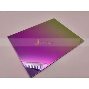 LL178 Plaque en acier inoxydable finition miroir 8K, placage couleur PVD sous vide, découpe et soudure, vente chaude usine pour restaurants - Product Image 2