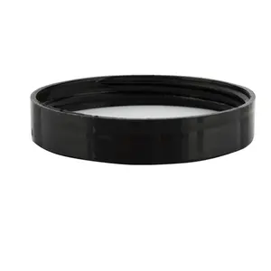 58mm 58-400 Black Smooth and Matte Child-proof Plastic Cap for jars packaging CRC caps