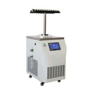 La máquina liofilizadora de colector rotatorio multipuerto admite el procesamiento simultáneo de 12 matraces para aplicaciones de alto rendimiento - Product Image 1