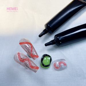 Diseñador <span class=keywords><strong>de</strong></span> lujo 5D Jelly Macaron en relieve Candy Gel LED <span class=keywords><strong>de</strong></span> larga duración 3D esculpido DIY moldeado <span class=keywords><strong>de</strong></span> uñas estilo francés artístico - Product Image 1