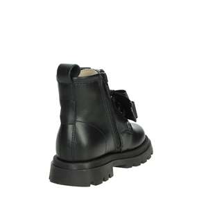 Botas Florens Bambine E5535 Nero hasta la pantorrilla para niñas, de cuero negro - Product Image 3