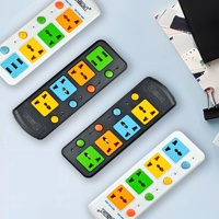Regleta Eléctrica Industrial Universal al por Mayor con 3 Tomas, Cable de Extensión Multitoma, Puertos USB, Cable de 2m, Logotipo Personalizado