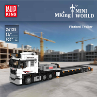 Kits de construction Mould King 24135, camion plateau, modèle de camion de transport, briques MOC, jouets éducatifs pour enfants, cadeau de Noël