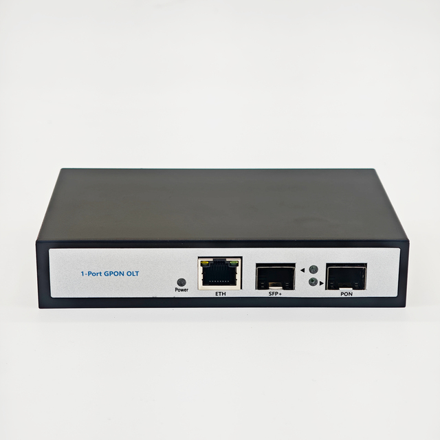 Mini size Compact Single port GPON OLT 1 port supporting up to 128 ONUs