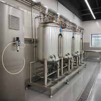 Usine et ligne de production automatiques de lait de soja KangDeLi avec cuisson à micro-pression visible, puissance 4,5 kW, capacité 1000 L/H-10000 L/H