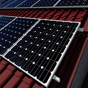 Système de montage de panneau solaire Crochet de toit en tuile solaire OEM de qualité Système de support de montage solaire réglable pour usage domestique - Product Image 1