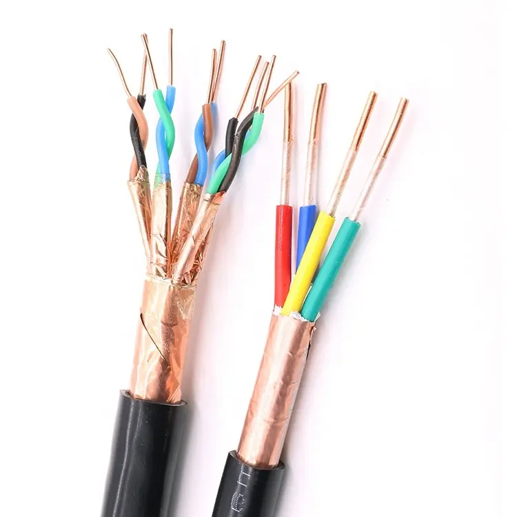 450/750V Copper Liycy Cable Double Shielded Multicore Electrical Control Cable