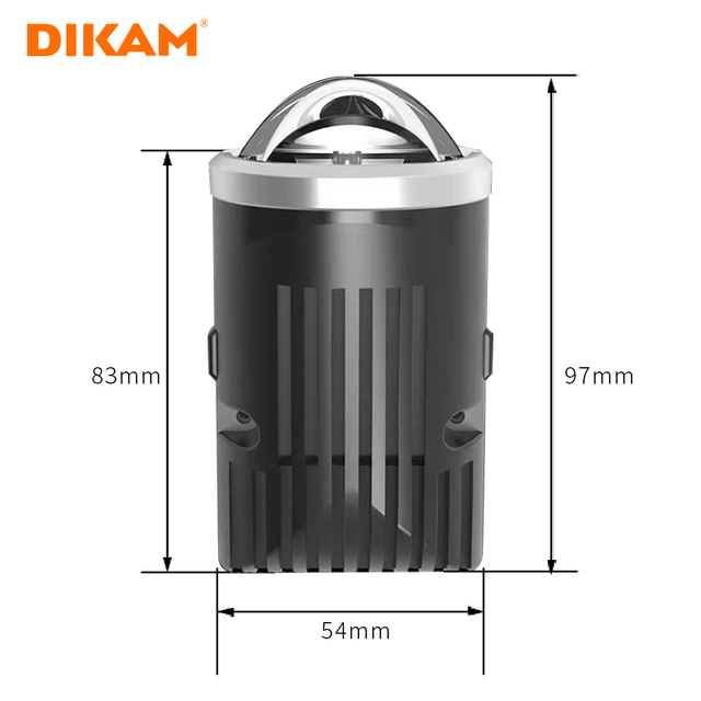 New M03 2.0 Inch Led Dual matrix Projector High Low Beam Fog Light 6000K Withe Light 12V Auto Lighting