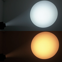 Proyector LED COB Profesional de 200W 2 en 1 Blanco Frío/Caliente con Alto CRI para Grabación de Video, Actuaciones en Escenario, Teatro y Estudio