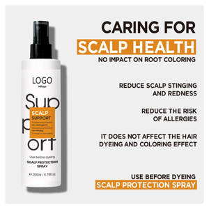 Spray isolant protecteur thermique pour le cuir chevelu avant le repassage et la coloration, pour coiffure en salon, permanente et coloration des cheveux, sans picotements, apaisant - Product Image 4