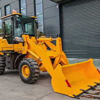 Wheel Loader Diesel 1.8 Ton China Agricultural, Kapasitas Bucket 0.8m, Multifungsi, Front Backhoe Loader, Full Hidrolik