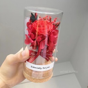 Festival san valentino bottiglia di <span class=keywords><strong>auguri</strong></span> di <span class=keywords><strong>compleanno</strong></span> rosa colorata scatola regalo all'ingrosso conservato fiore naturale <span class=keywords><strong>per</strong></span> il regalo della festa della mamma - Product Image 3