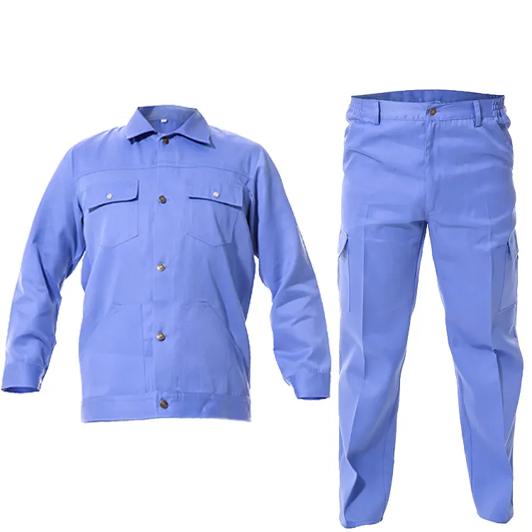 순수 폴리 에스터 작업복 건설 노동자 공장 사용자 정의 노동 보험 옷 작업복 노동 보호 유니폼