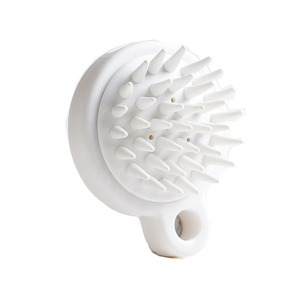 Diy Scalp Massage Hair Brush Silicone Wet Dry Shampooing For Hair Care - Product Image 5