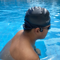 Sport-Walkie-Talkie Kabellos Wasserdicht Schwimmtraining Kommunikation 1 Knochenleitungs-FM-Radio Nasenclip Ohrstöpsel-Sets