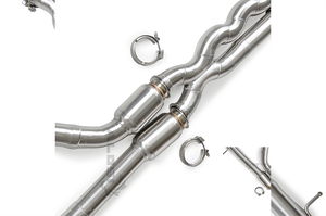 Sistema <span class=keywords><strong>de</strong></span> escape Catback <span class=keywords><strong>de</strong></span> acero inoxidable con protector <span class=keywords><strong>de</strong></span> calor y puntas negras para <span class=keywords><strong>BMW</strong></span> M3 <span class=keywords><strong>M4</strong></span> F80 F82 3.0T 2014-2019, aumento <span class=keywords><strong>de</strong></span> potencia - Product Image 5