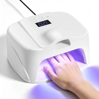 Lampu Kuku LED UV Dual Zone Sensor Pengering Cepat Langsung dari Pabrik, Profesional untuk Salon dan Rumah dengan 4 Pengaturan Timer Harga Terjangkau