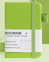 Carnet à couverture rigide en cuir PU sur mesure, format B5 A6, pour l'école et le bureau, journal de bureau, bloc-notes d'écriture, fournitures scolaires