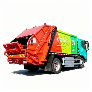 รถบรรทุกขยะไฟฟ้าลิเธียมแบบทนทาน Dongfeng Dolica 8 ลูกบาศก์เมตร รถบรรทุกอัดขยะไฮดรอลิก - Product Image 5