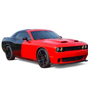 Dodge Challenger Coupé Bicolore Rosso e Nero, Cerchi da 20 Pollici, Fari Alogeni, Sedili in Pelle, Aria Condizionata Automatica, Sedile Elettrico del Conducente - Product Image 1