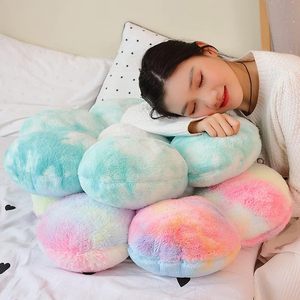 Blue Colorful Cute Plant <strong>Pillows</strong> Aesthetic Room Squishy Floor Cushion Decor for Teen Girls Sofa Bedroom Kids' Throw <strong>Pillows</strong> - Product Image 5