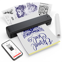 Nouvelle Imprimante Thermique Portable A4 Sans Encre 2026 pour Pochoirs de Tatouage, Mini Imprimante Sans Fil pour Domicile, Bureau et Start-up