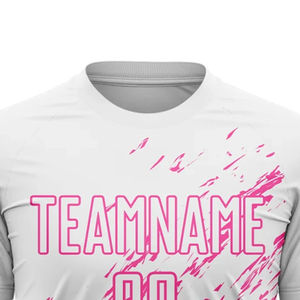 Camiseta de Fútbol Personalizada con Impresión por Transferencia de Calor, 100% Poliéster, Transpirable, Ligera, de Secado Rápido, Cuello en V, Manga Corta - Product Image 6