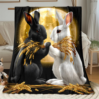 Factory flange Blanket design personnalisé polyester jeter couverture canapé - lit couverture voyage de bureau à domicile