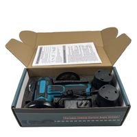 Mini-meuleuse d'angle sans fil rechargeable au lithium, polisseuse électrique, cadre de chanfreinage de carreaux à 45 degrés, batterie de rechange brossée