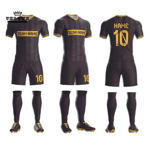 Ensemble d'uniformes de football personnalisables 2024, respirant, séchage rapide, logo Messi, prix bas, transfert thermique, nouvelle saison, unisexe, adulte, haute qualité - Product Image 5