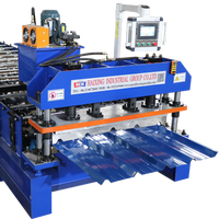 Machine de formage de tôles de toiture trapézoïdales automatique et ligne de production de tuiles de toiture - Prix d'usine de qualité industrielle