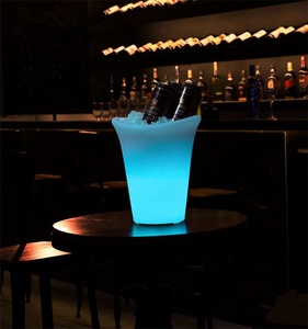 Tavolo da Bar in plastica con forma rotonda e <span class=keywords><strong>Lazy</strong></span> <span class=keywords><strong>Susan</strong></span> conveniente per la condivisione - Product Image 5