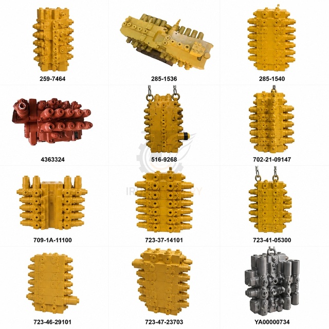IRON CAVALRY Construction Machinery Parts Excavator Hydraulic Control Valve Guangdong 6 Months Warranty