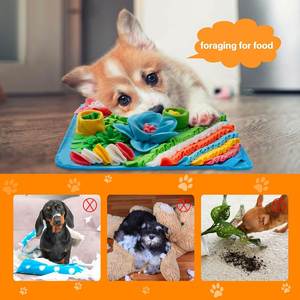 Nuevo Tapete Olfativo de Inteligencia para Perros, para Entrenamiento de Habilidades de Búsqueda de Alimentos, Tapete de Enriquecimiento con Flores Coloridas para Entretenimiento Canino - Product Image 4