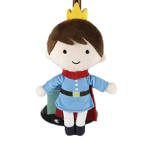 Ensembles princesse et prince en peluche personnalisés pour enfants