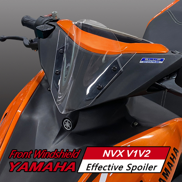 Wholesale Motorcycle Accessories Strong Oxidation Resistance Front Windshield for NVX/Aerox155 V1V2