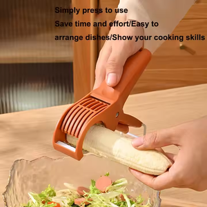 Thép không gỉ đa chức năng trái cây cắt dưa chuột Divider sáng tạo nhà bếp trái cây rau Slicer Yiwu tìm nguồn cung ứng đại lý - Product Image 4