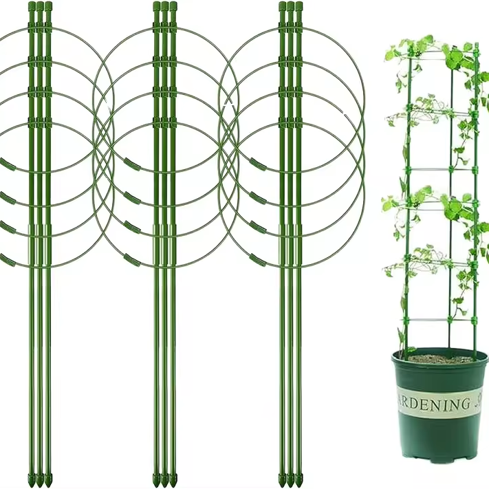 Cucumbe Tellis Fo Aised Bed, 5.5 × 4.2ft U-Shape Gaden